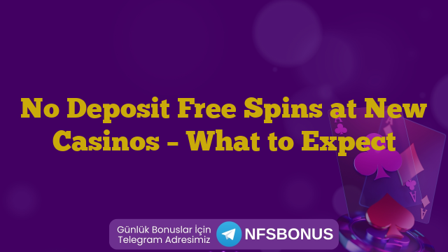 No Deposit Free Spins at New Casinos – What to Expect